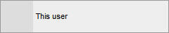 BLANK USER BOX THAT SIMPLY READS "THIS USER." IT ENDS THERE.